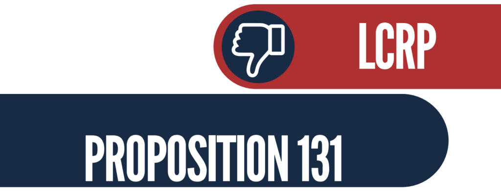 Proposition 131 Header